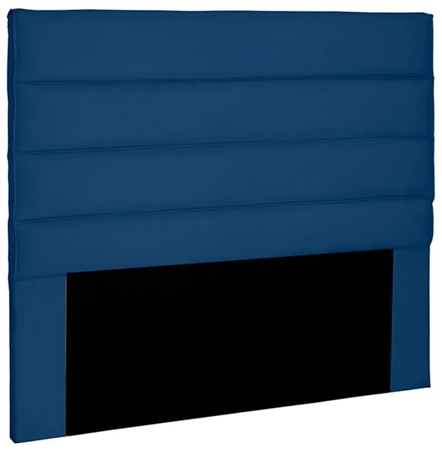 Cabeceira Decorativa 1,40M Guess Suede Azul Marinho G63 - Gran Belo