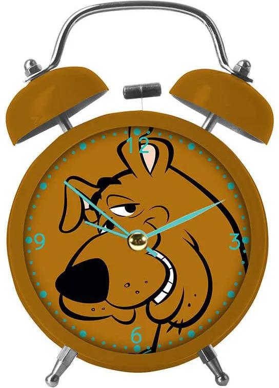Relógio Despertador HB Scooby-Doo Face Marrom em Metal - Urban