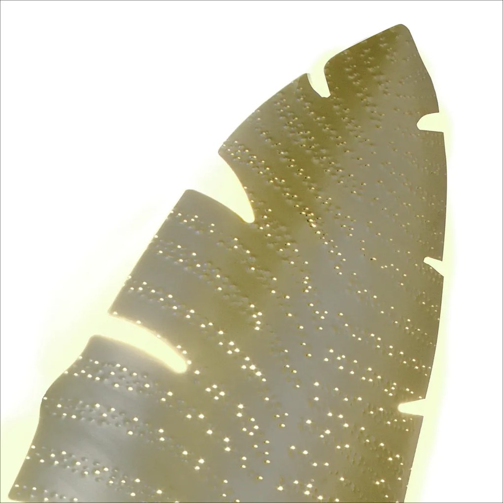 Arandela Flowers 89,5X26X11Cm Metal Alumínio Fita Led - Old Artisan Ar... (LISO, ONIX)