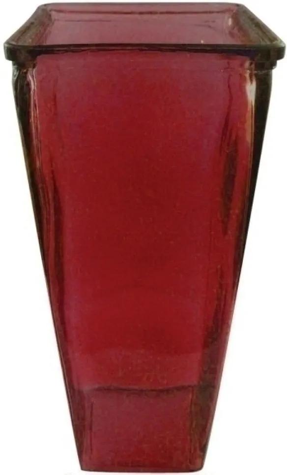 vaso CÁTIA vidro vermelho Ilunato LW0003E