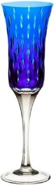 Taça de Cristal Champanhe Azul 190 ml Strauss
