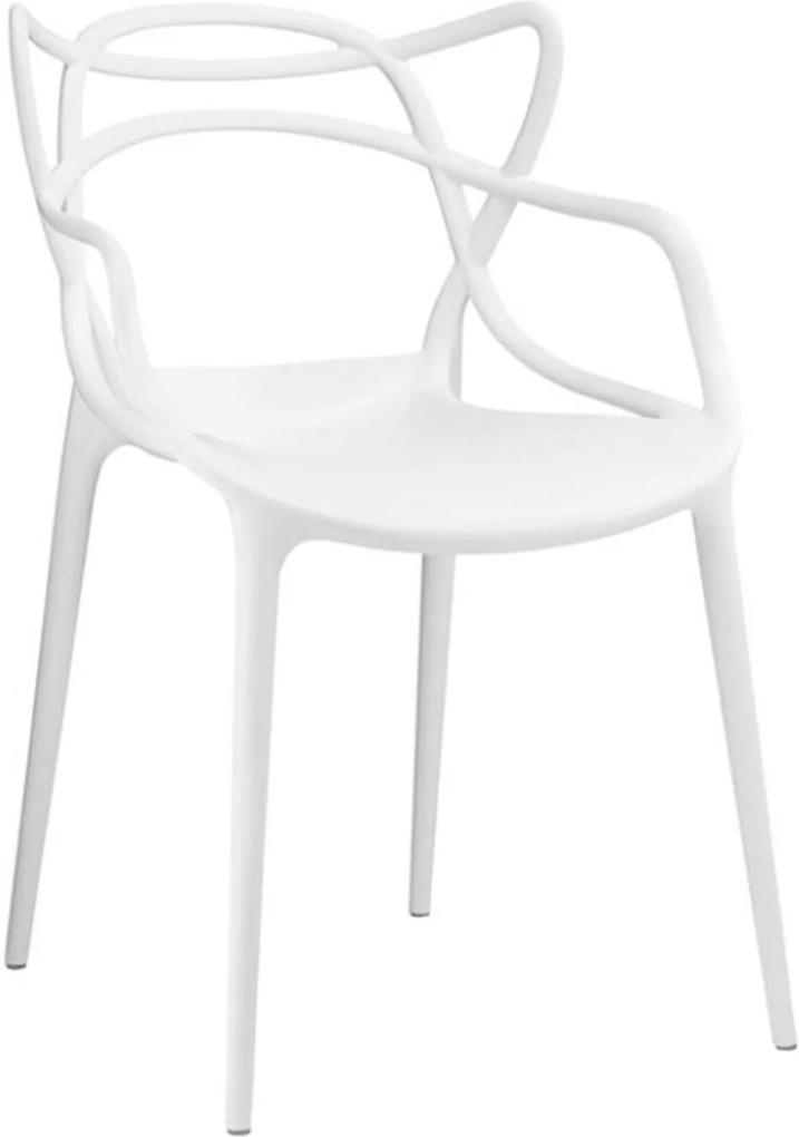 Cadeira Facthus Allegra Sala de Jantar Branco - D'Rossi