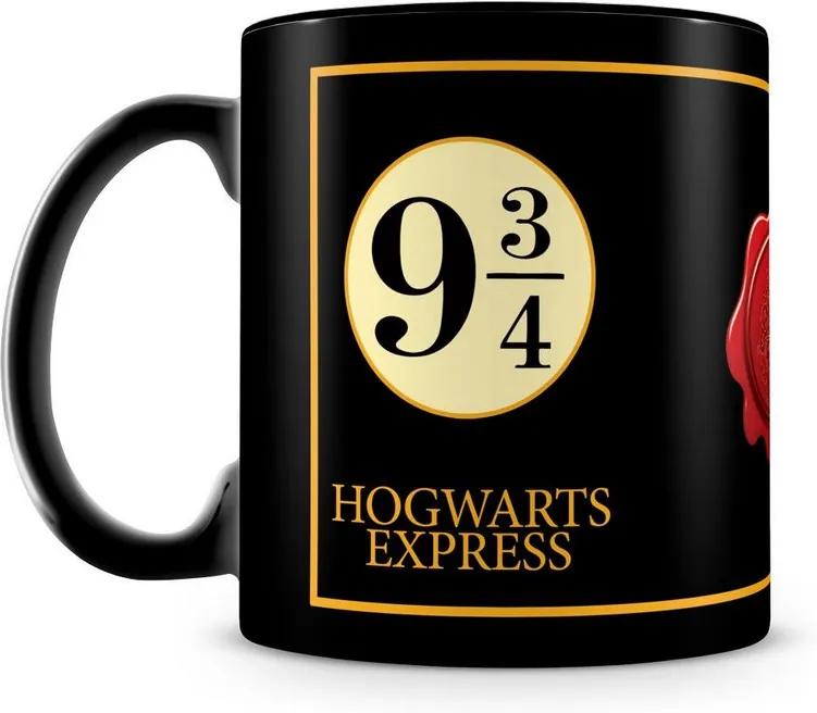 Caneca Personalizada Hogwarts Express (100% Preta)
