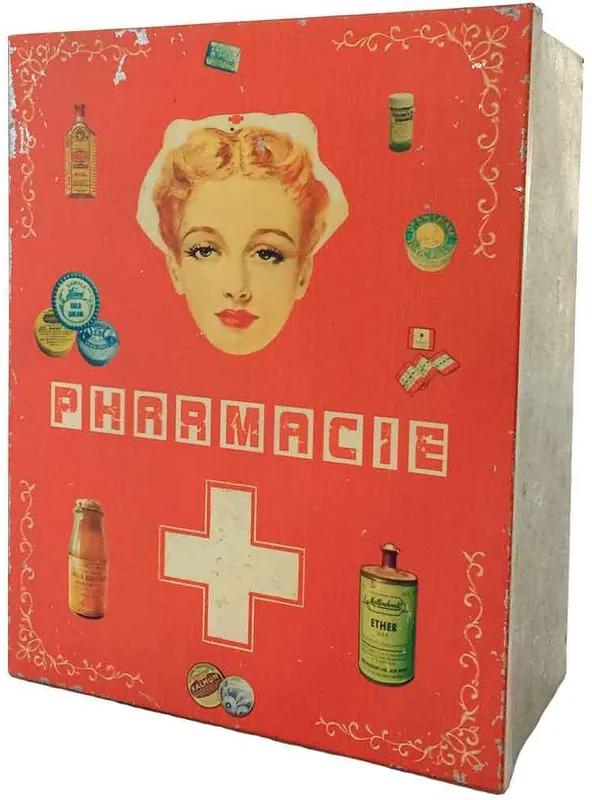 Caixa Vintage Farmácia Pink