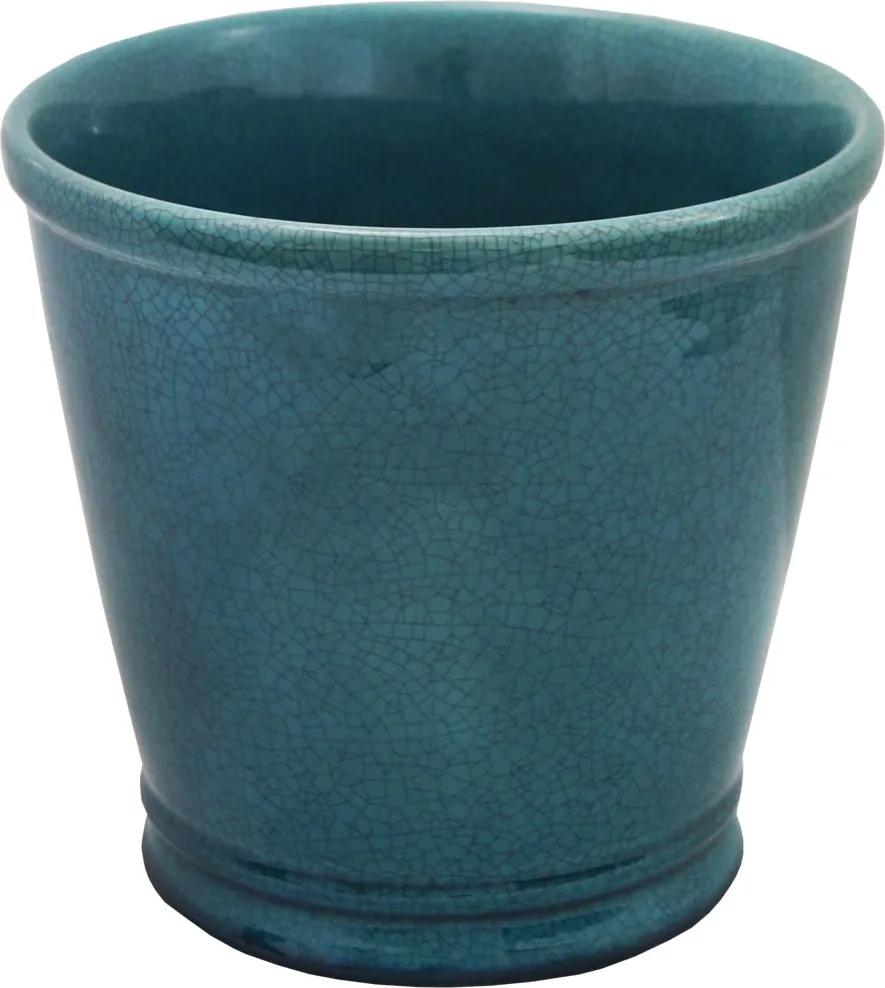 Vaso em Porcelana Verde - 22x24cm