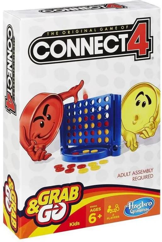 Jogo Connect 4 Grab & Go - Hasbro