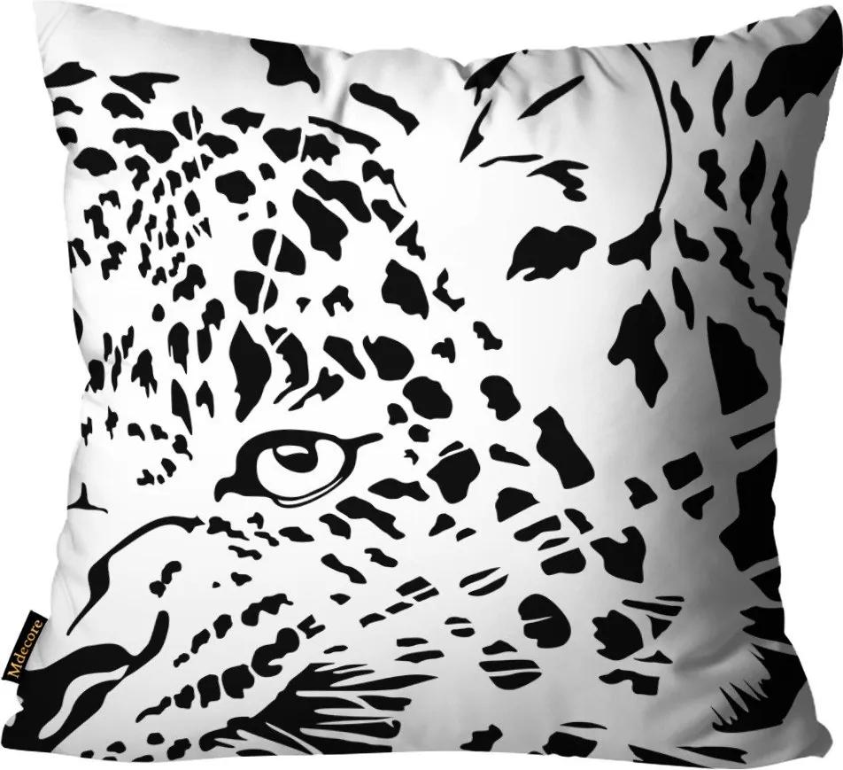 Almofada Animal Print Onça Branco45x45cm
