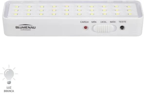 Luminária Auxiliar 30 LEDs Bivolt Branco Frio 6500K - 40030034 - Blumenau - Blumenau