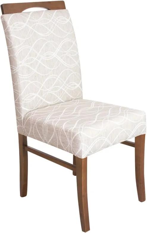 Cadeira de Jantar Beli com Aplique Capuccino Fosco - Wood Prime PTE 34524