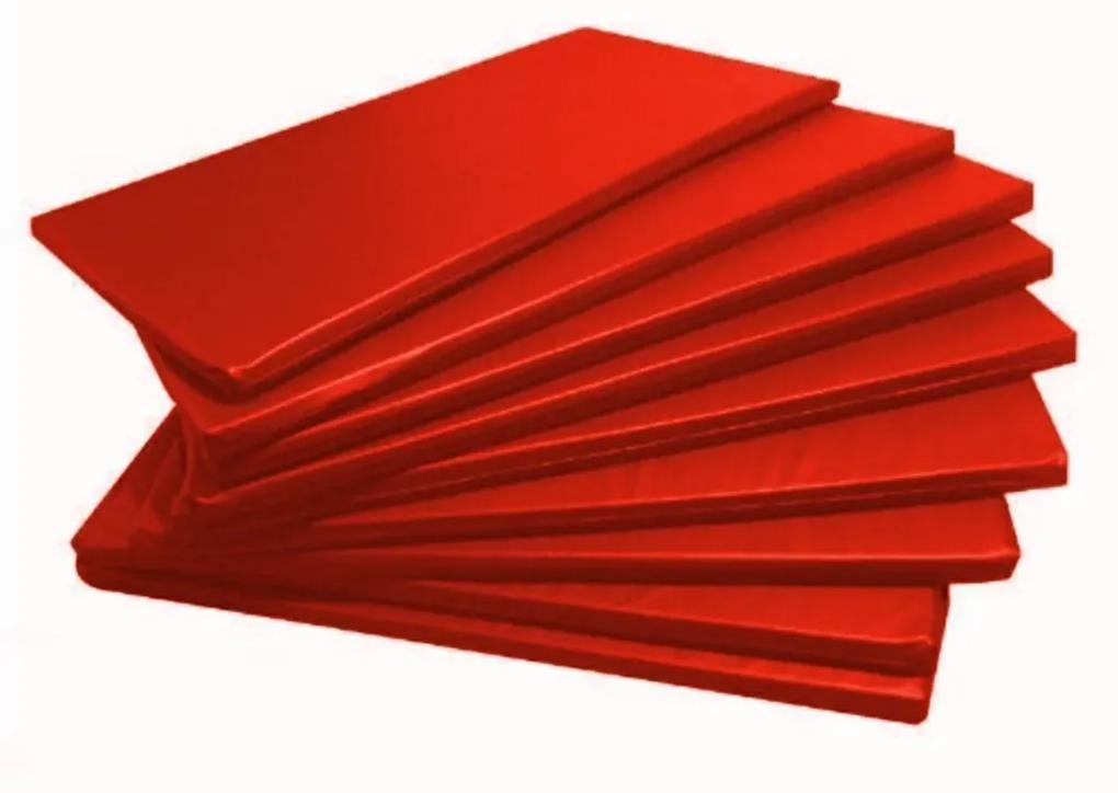 Kit 8 Colchonetes Para Gin�Stica, Academia 100 X 50 X 3 (Vermelho)