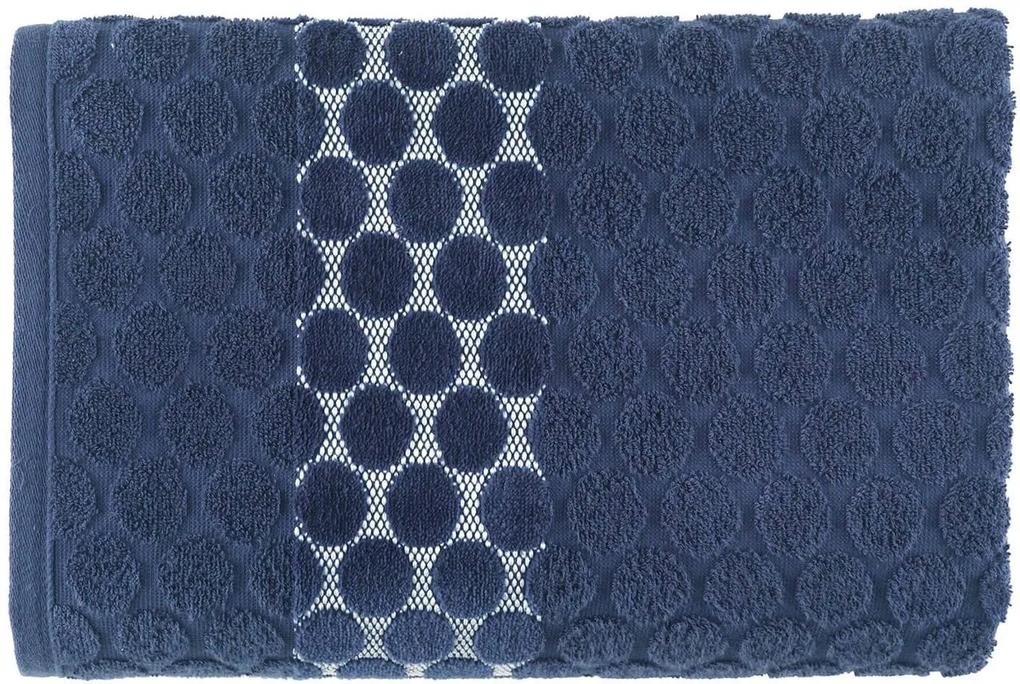 Toalha Karsten Softmax Balance  - Tamanho: Banho 70 x 140 cm - Cor: Azul Báutico/Branco - Karsten