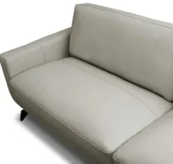 Sofá 4 Lugares Para Sala Living 270cm Vults L08 Couro Pérola - Mpozena