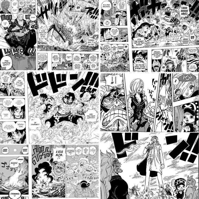Papel De Parede Adesivo Mangá One Piece (0,58m x 2,50m)