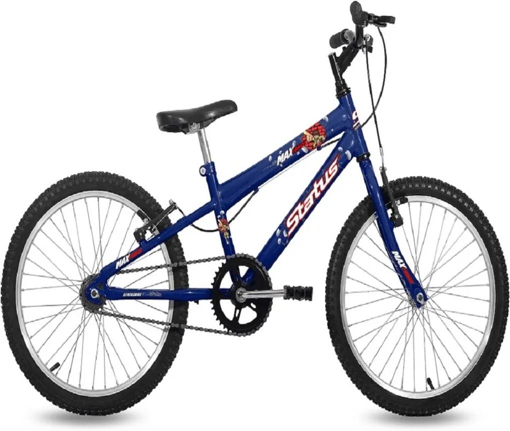 Bicicleta Infantil Status Bike Max Force Aro 20 - Azul