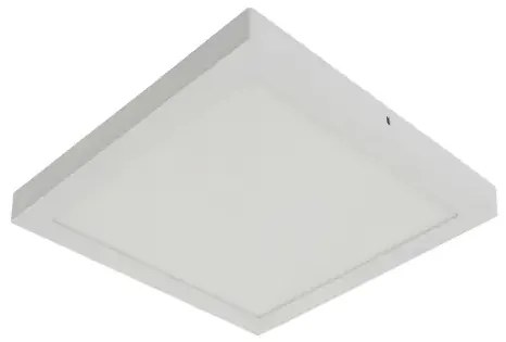 Plafon Led Sobrepor Quadrado Aluminio Branco 24W Yamamura - LED BRANCO NEUTRO (4000K)