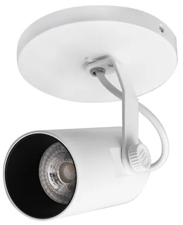 Spot Sobrepor Aluminio Com Canopla Par20 Flow - BRANCO