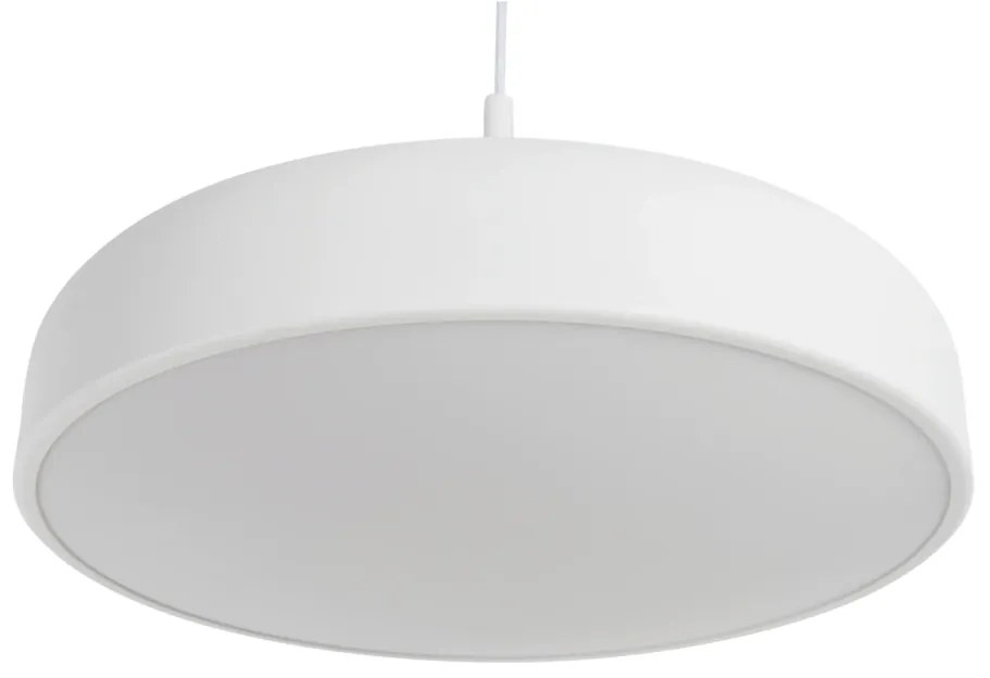 Pendente Bis Ø50X13Cm 6Xe27 Com Difusor Convexo / Haste De 15Cm | Usin... (MR-T - Marrom Texturizado)