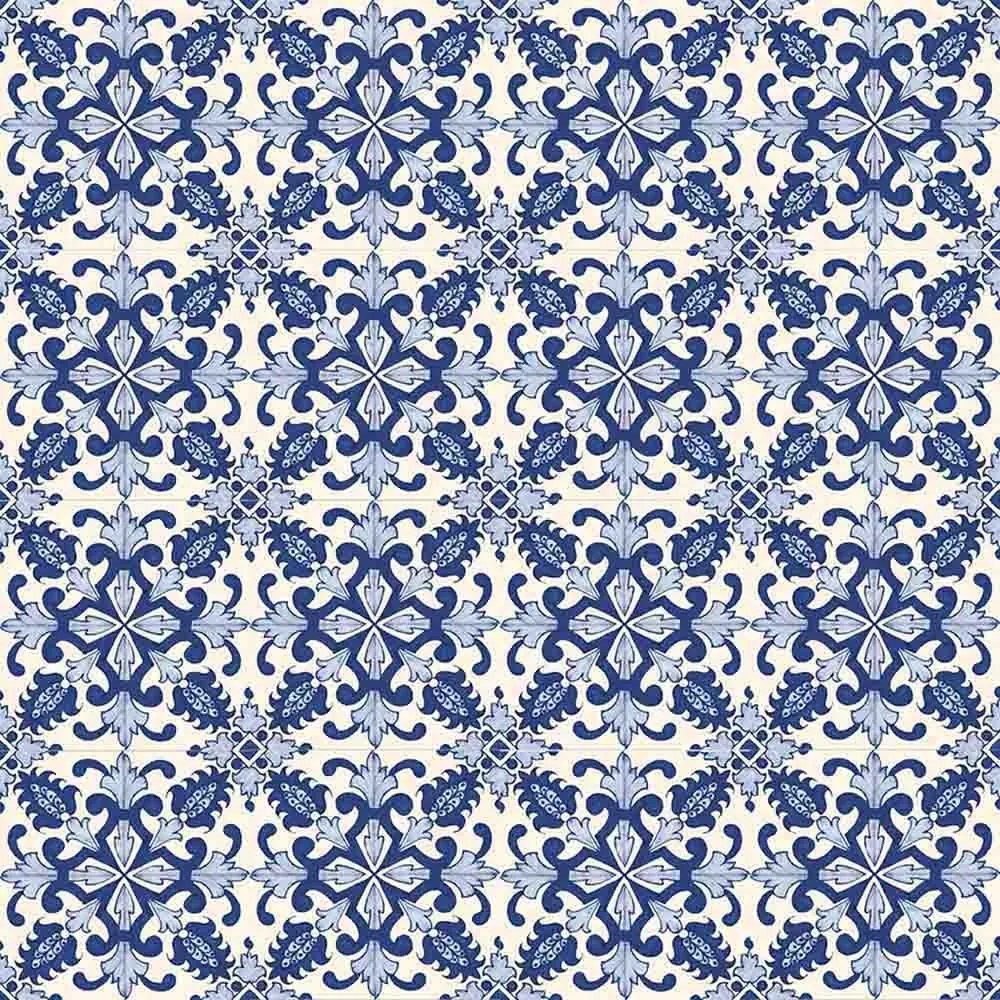 Adesivo para Azulejo Português Chaves Vinil 15x15cm 16 peças Cosi Dimora