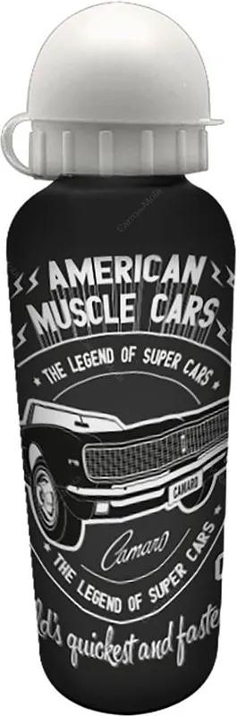 Squeeze GM American Muscle Car 500 ml Preto em Alumínio - Urban
