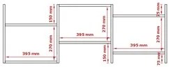 Nicho de Parede Decorativo Million Branco - Patrimar