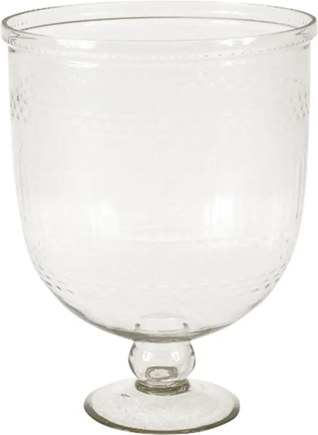 Vaso TRANSPARÊNCIA de vidro 36,5 cm Ilunato CEI0006
