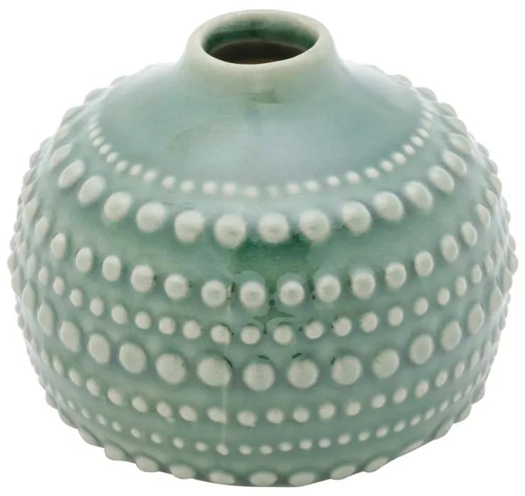 Vaso De Cerâmica Verde 10x8cm 60227 Royal
