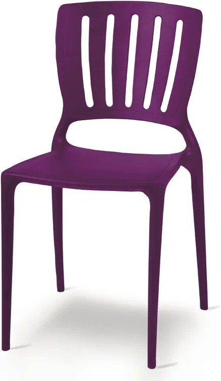 Cadeira Sofia Encosto Vertical Lilás Summa - Tramontina