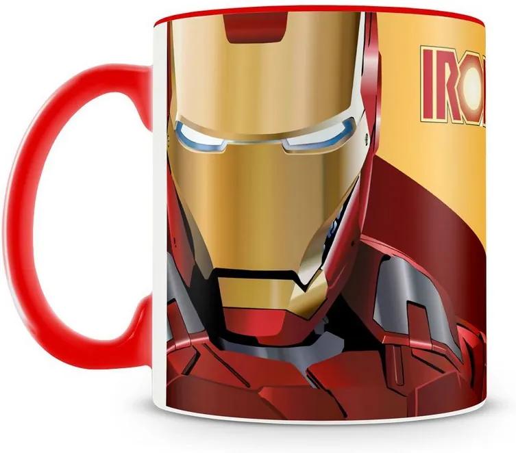 Caneca Personalizada Iron Man Cartoon