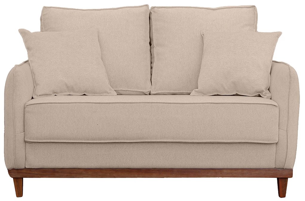 Sofá 2 Lugares Sala de Estar Recepção Luxo Conforto Benny 140cm Linho