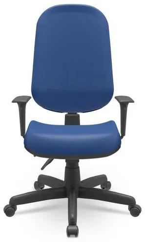 Cadeira Office Operativa Plus Presidente Azul 93cm - 62725 Sun House