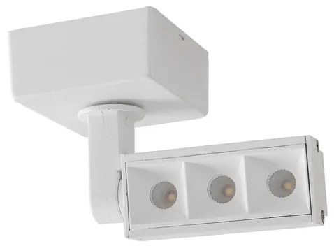 Spot Led Sobrepor Aluminio Branco 7w 34 2700k Picco