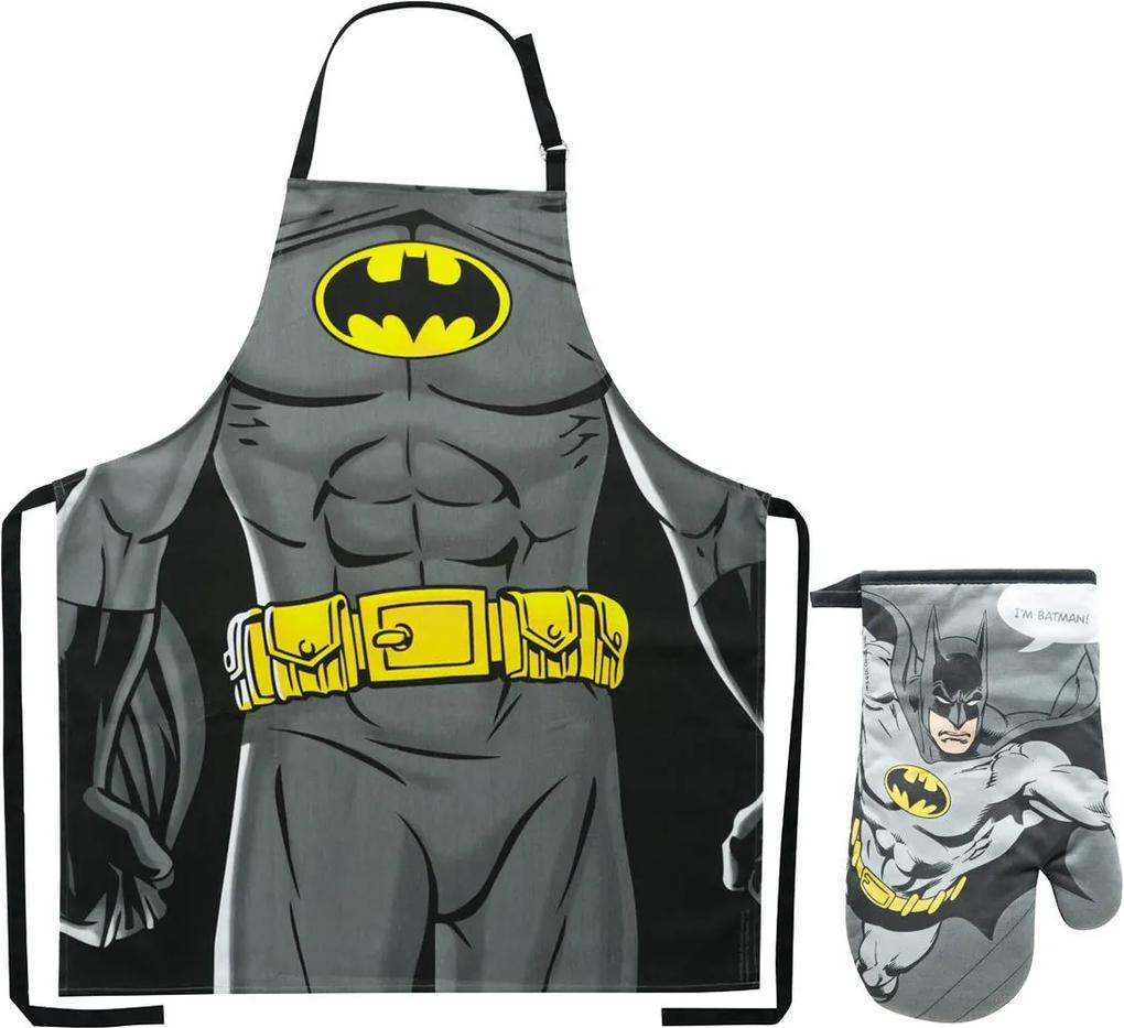 Avental e Luva de Cozinha Batman Dc Comics