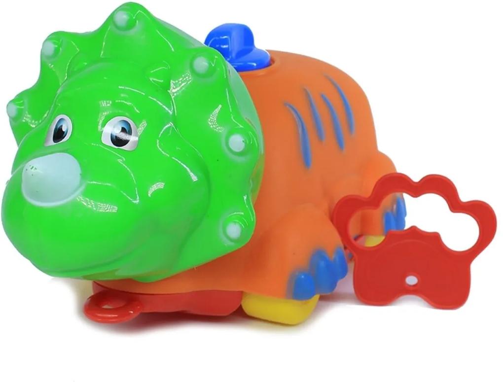 Brinquedo para Bebês com Atividades Pedagógico Dinossauro Laranja – Tchuco Baby – Samba Toys