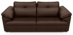 Sofá Retrátil 2 Lugares Para Sala 175cm Dijon Couro Caramelo S07 - Mpo