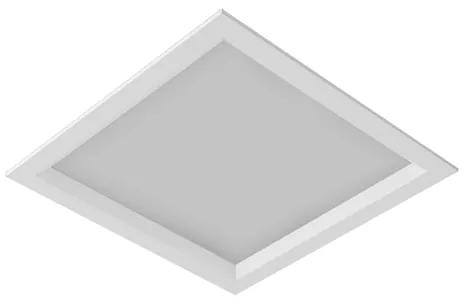Plafon Led Embutir Quadrado Branco 16W Sevilha - LED BRANCO FRIO (6500K)