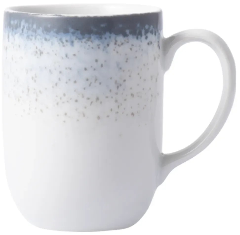 Caneca 360Ml Porcelana Schmidt - Dec. Esfera Azul Celeste 2414