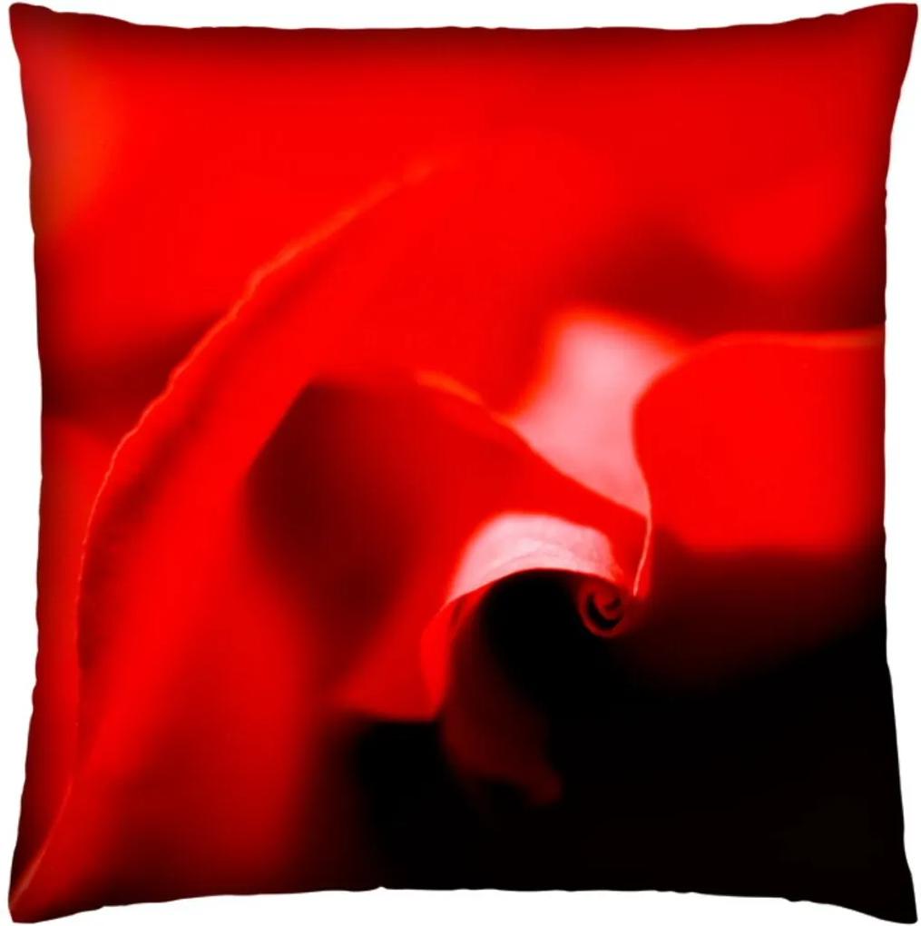 Almofada Colours Creative Photo Decor Flor vermelha Vermelho