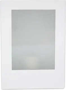 Arandela  Vidro Branca 10Cm X 7Cm