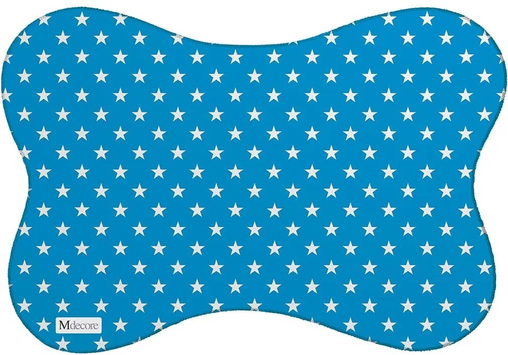 Tapete PET Mdecore Estrelas Azul46x33cm