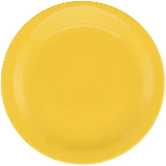 Prato de Sobremesa Floreal Yellow 20cm - Oxford