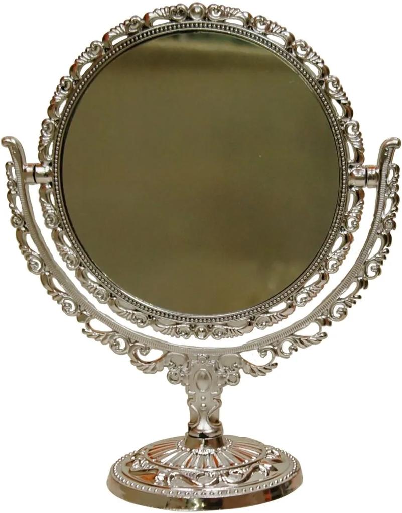 Espelho Real Arte Rococó Prata
