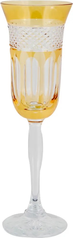 Taça de Cristal Lodz para Champanhe de 150 ml - Âmbar Glassic