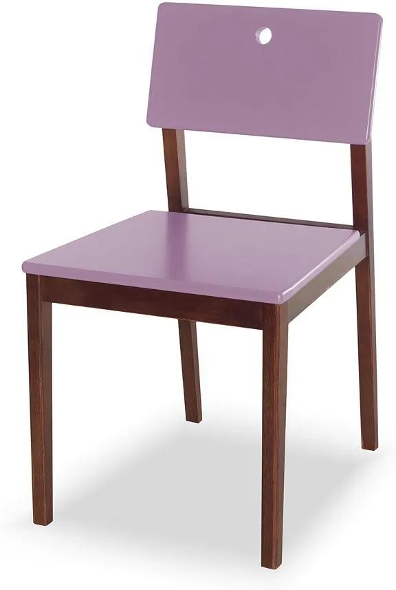 Cadeiras para Cozinha Flip 81 cm 921 Cacau/Lilás - Maxima