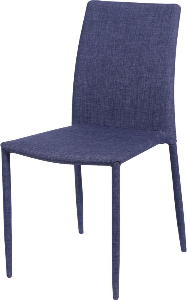 Cadeira De Jantar Glam Jeans Azul OR Design
