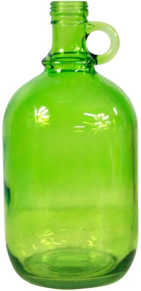 Garrafa Decorativa Wine Port Bottle Verde em Vidro - Urban - 27x13 cm