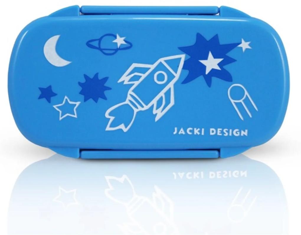 Pote para Lanche Infantil Foguete Jacki Design Sapeka Azul Claro