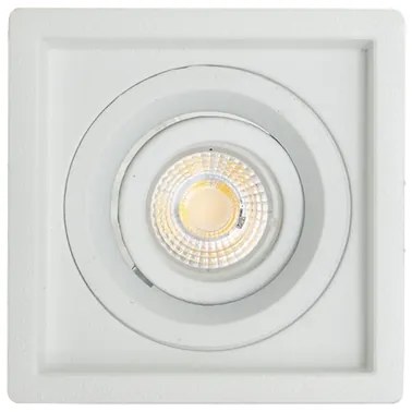 Plafon Embutir Aluminio 8,5Cm - BRANCO