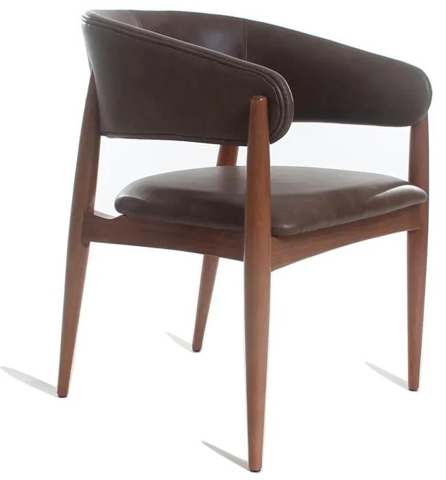 Cadeira com Braço Yara Estofada Estrutura Madeira Liptus Design Sustentável