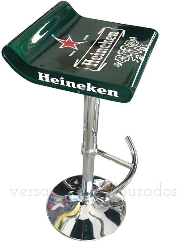Banqueta Giratória Quadrada Heineken