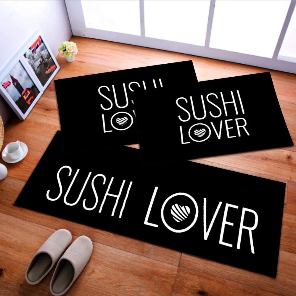 Jogo de Tapete de Cozinha, Sushi Lover - 3 Pças